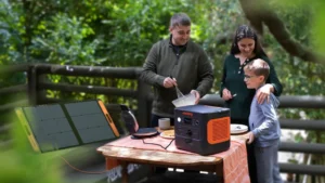 Jackery Explorer 1000 Plus Portable Power Station powering devices